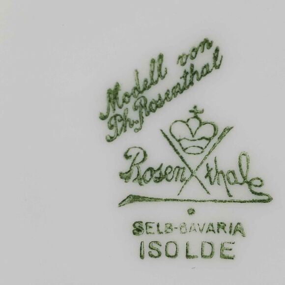 Rosenthal Coffee Pot Pink Rose Isolde Vintage Selb Bavaria - Picture 8 of 9